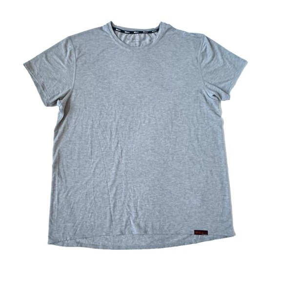 Wolaco Mens M Clinton Tee Shirt Stone Gray Grey Heather Short Sleeve Athletic T - Picture 1 of 7